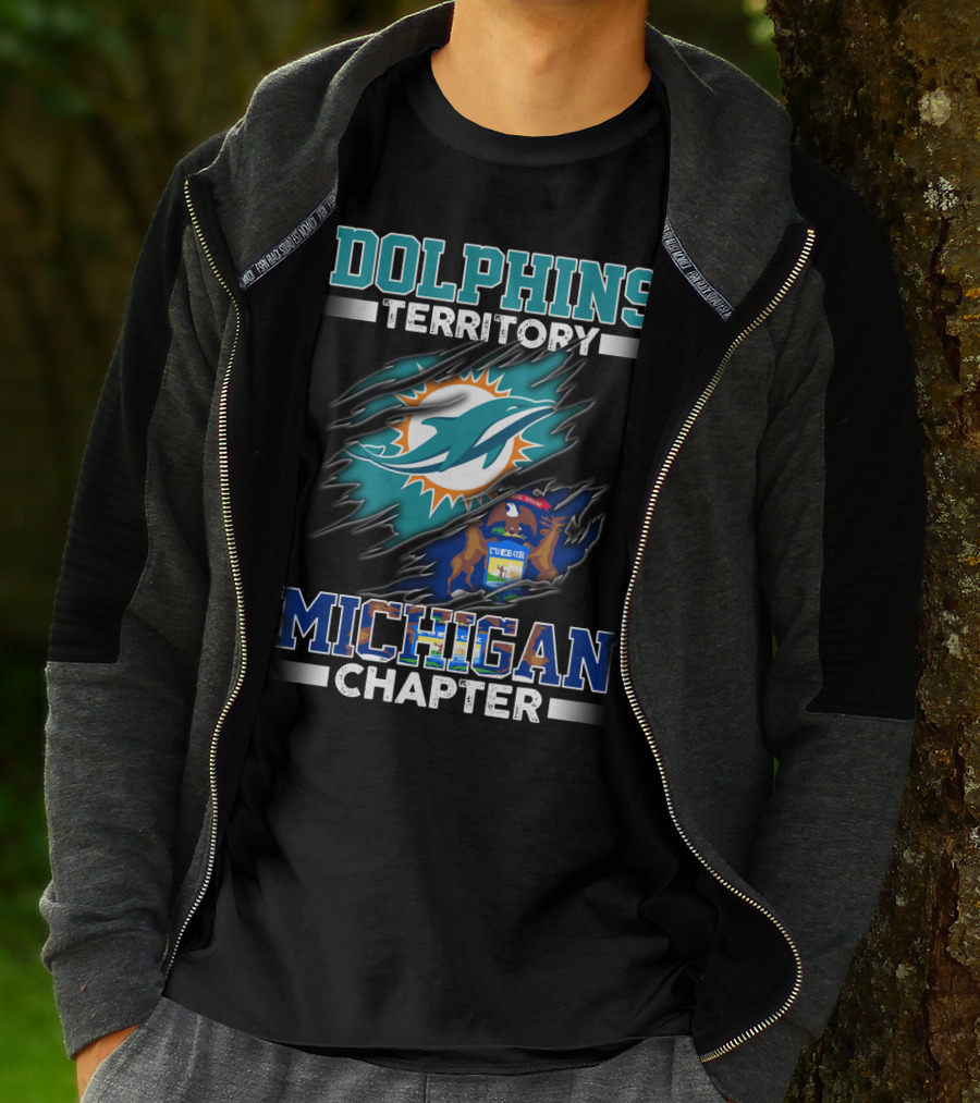 DOLPHINS TERRITORY MICHIGAN CHAPTER T-Shirt