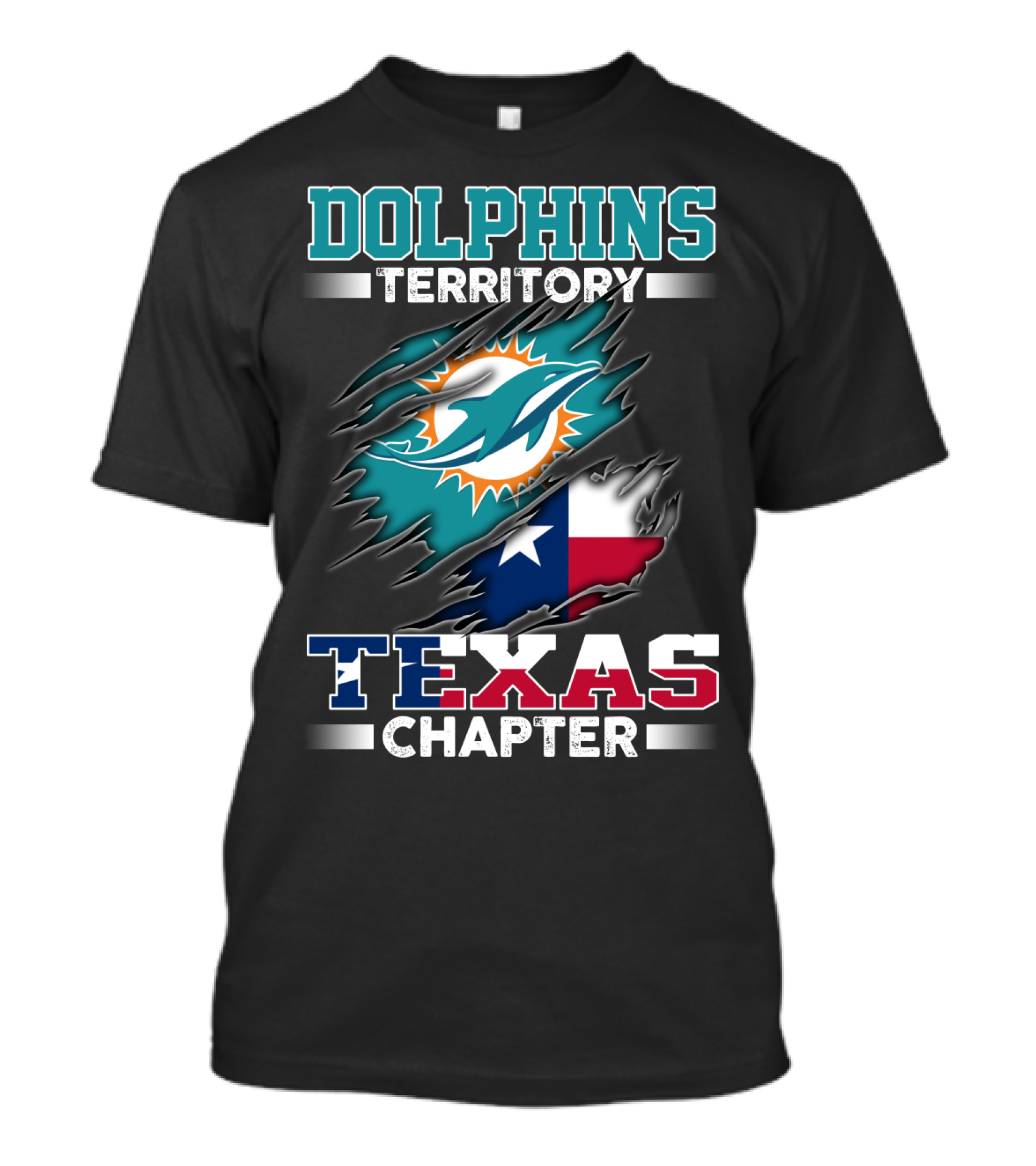 DOLPHINS TERRITORY TEXAS CHAPTER T-Shirt