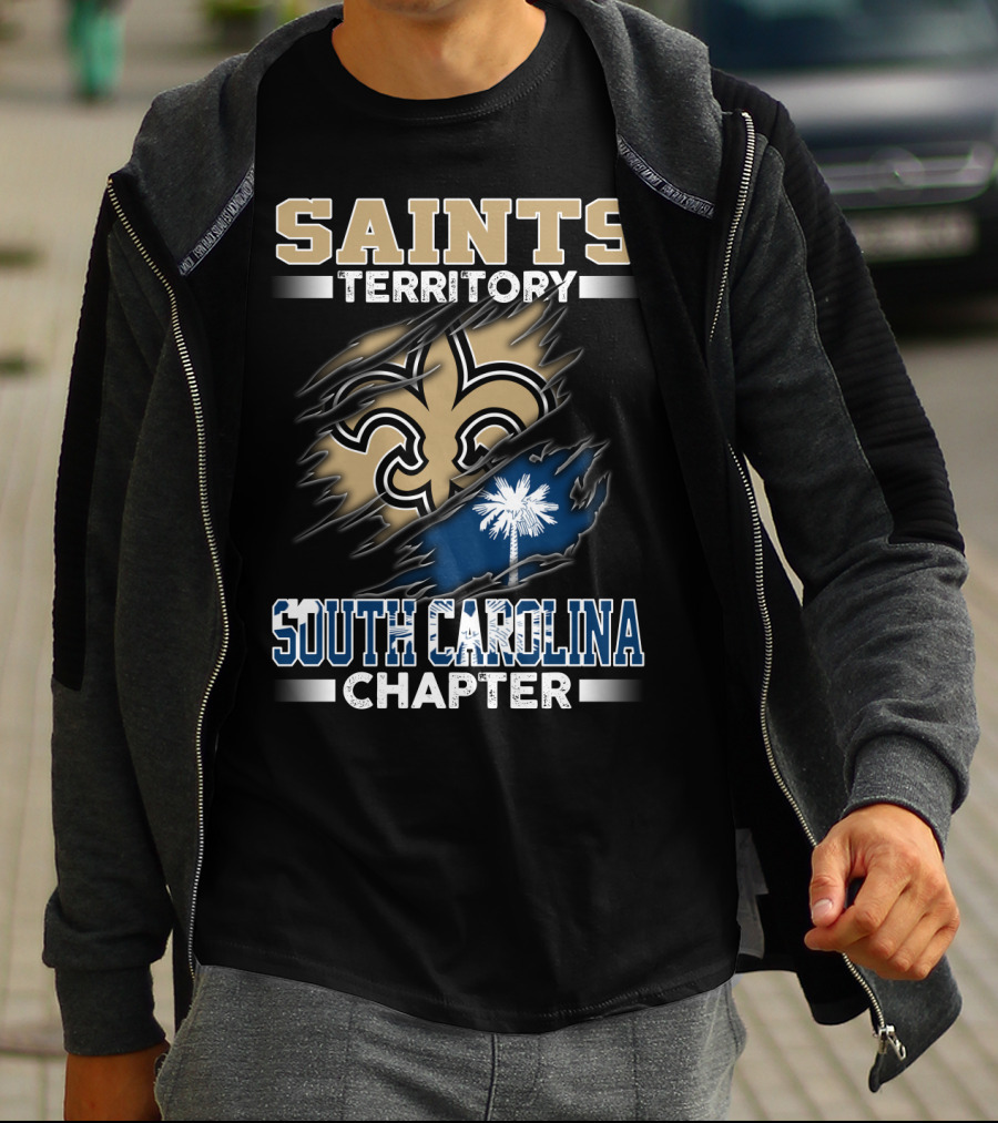 Saints Territory New Orleans South Carolina Chapter T-Shirt