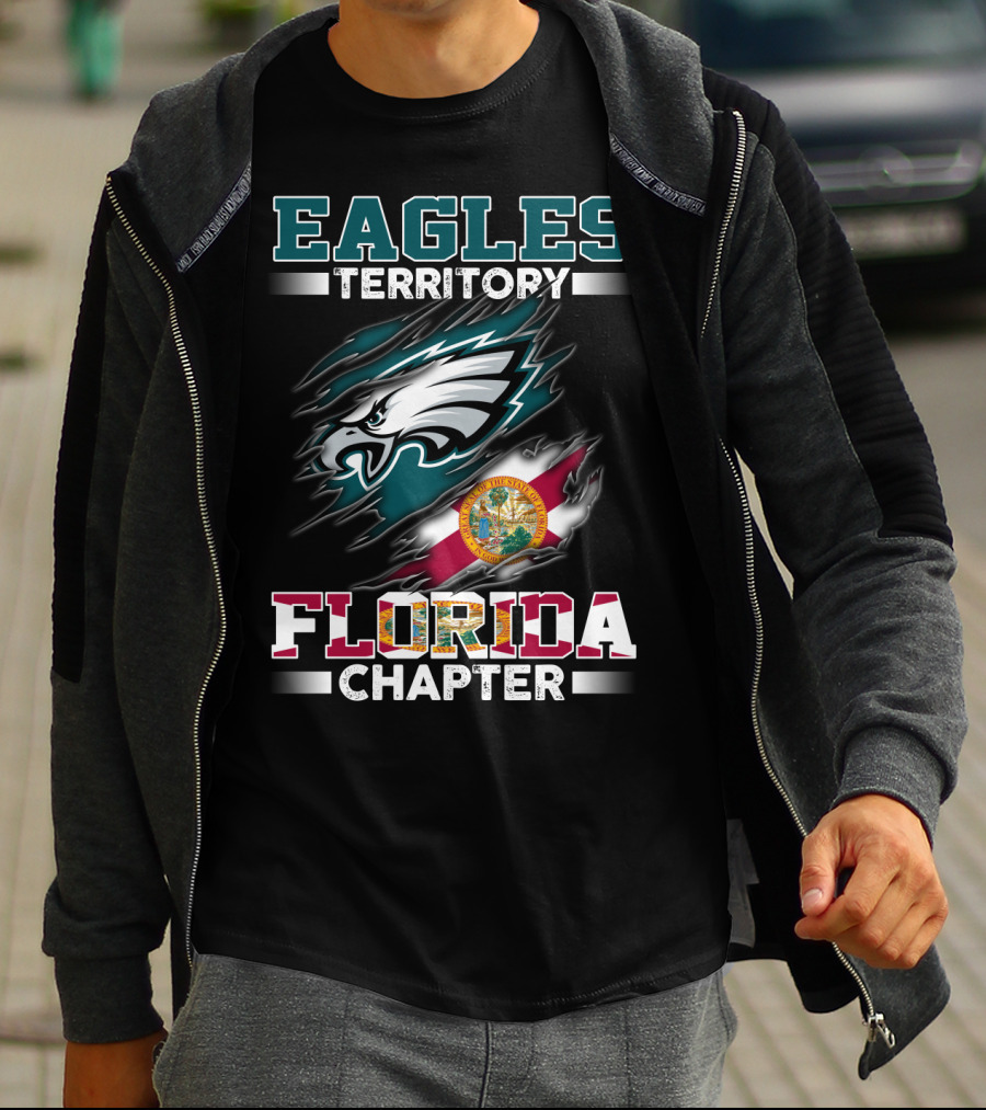 Eagles Territory Florida Chapter With State Seal T-Shirt