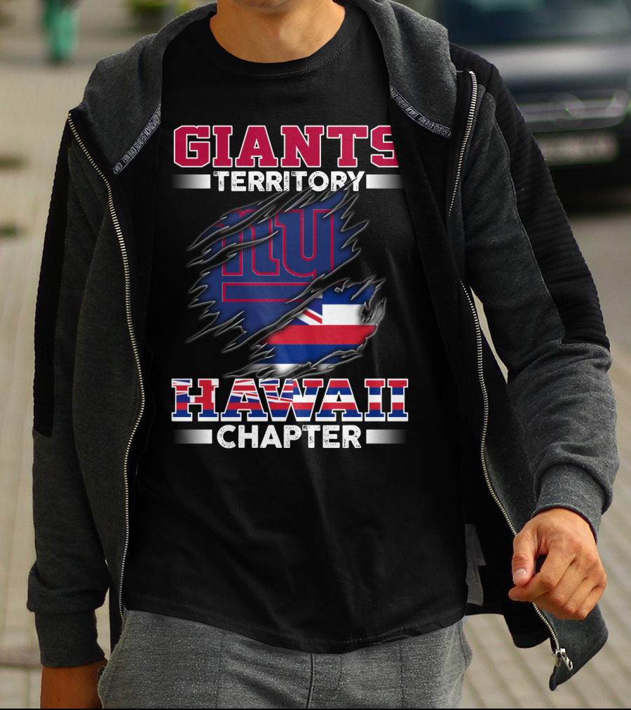 GIANTS Territory Hawaii Chapter NY Logo Flag T-Shirt