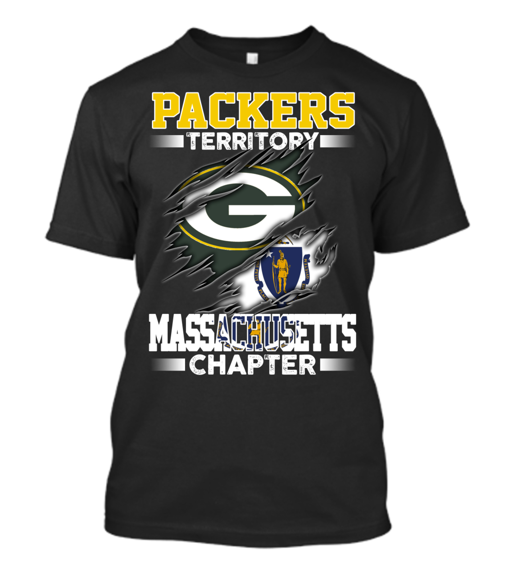PACKERS TERRITORY MASSACHUSETTS CHAPTER T-Shirt