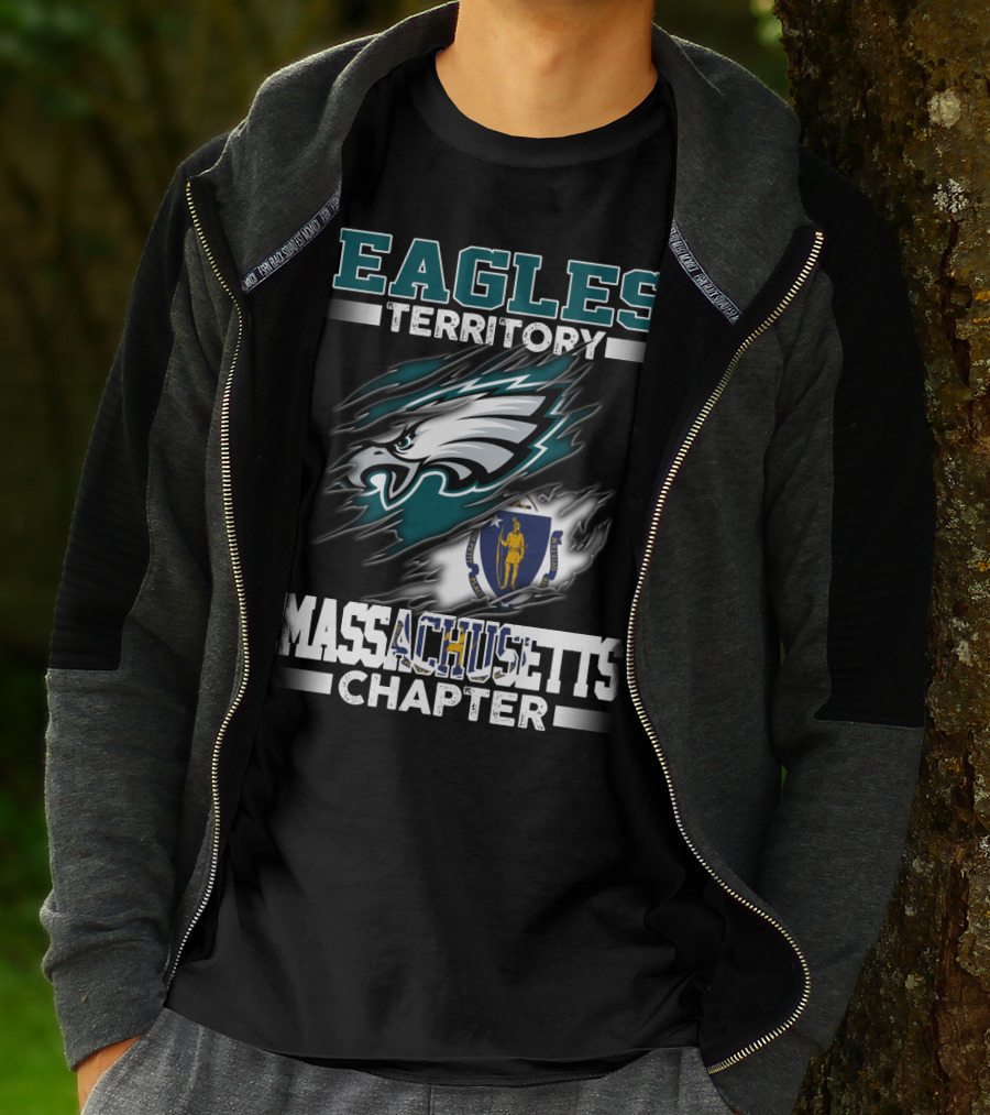 Eagles Territory Massachusetts Chapter Nfl Team Fan T-Shirt