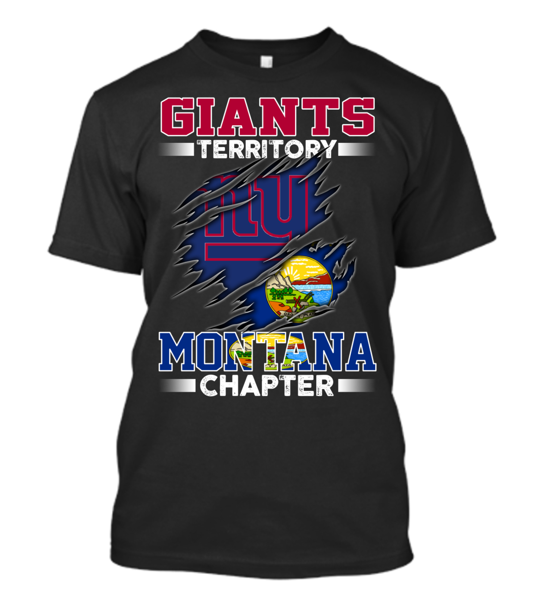 GIANTS TERRITORY NY MONTANA CHAPTER T-Shirt