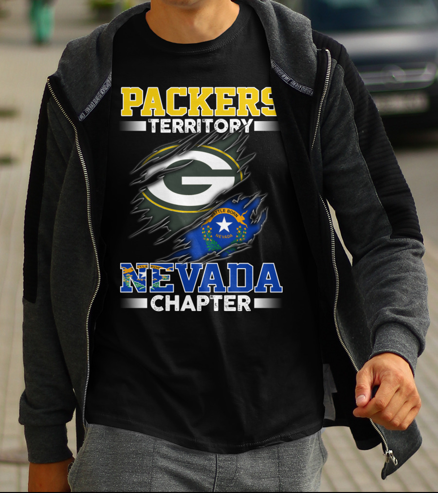 PACKERS TERRITORY NEVADA CHAPTER BATTLE BORN T-Shirt