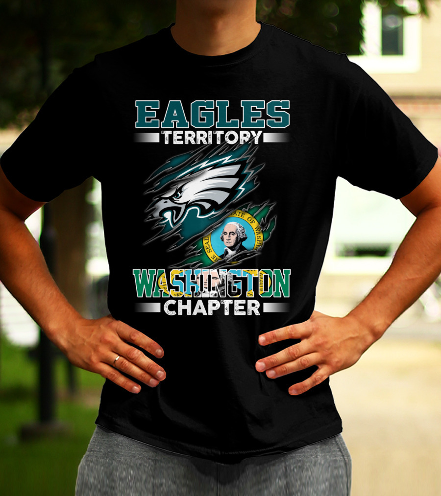 Eagles Territory Washington Chapter State Seal T-Shirt