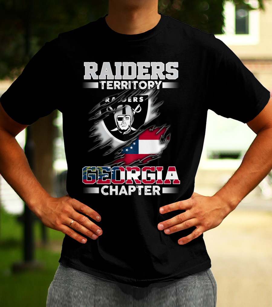 Raiders Territory Georgia Chapter Flag T-Shirt