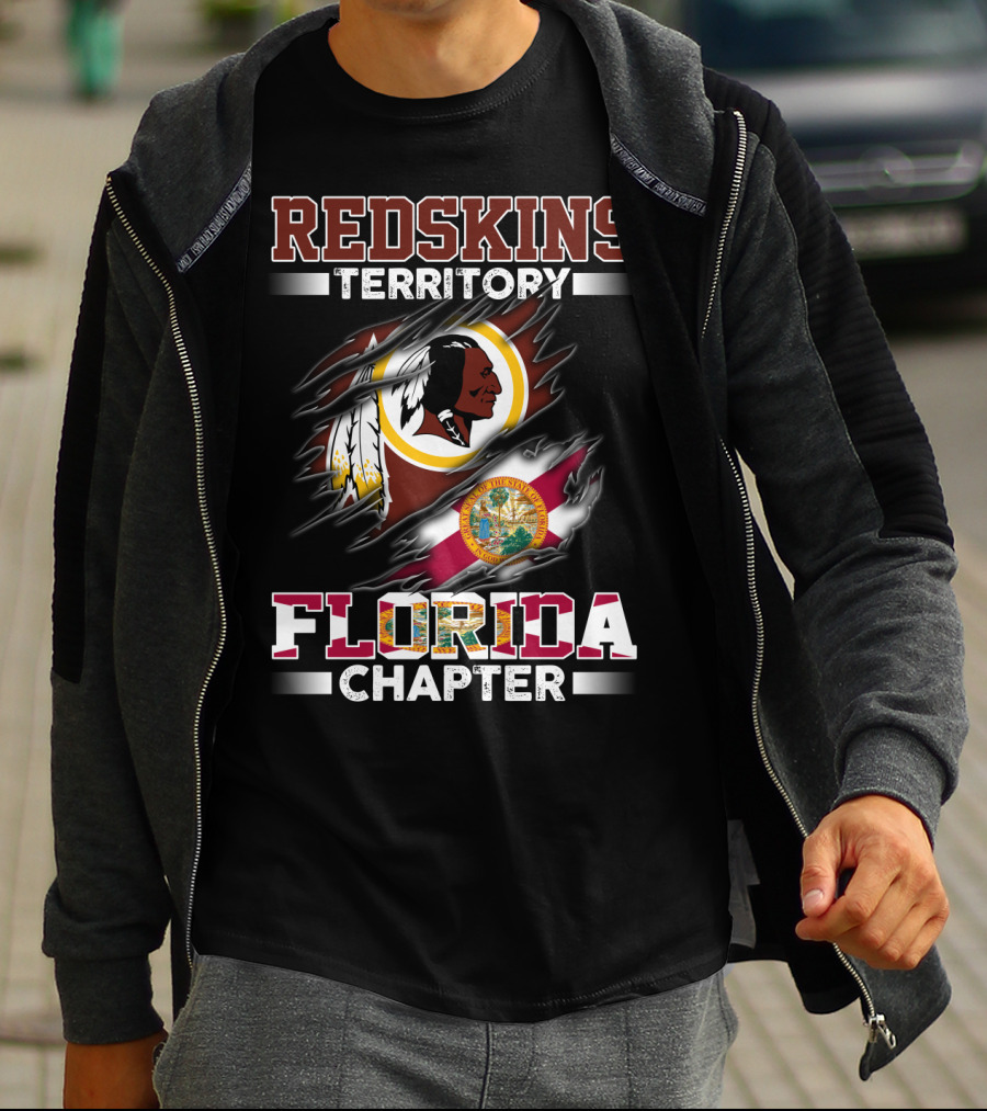 Florida Chapter Redskins Territory Flag T-Shirt