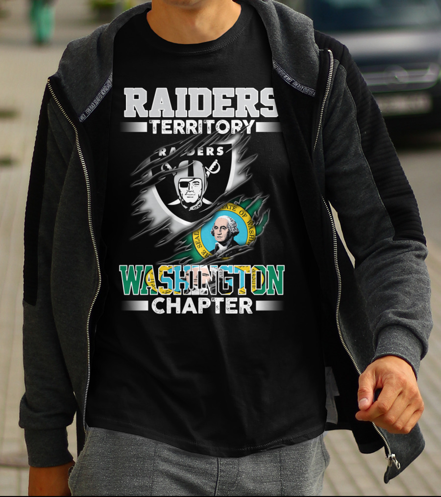 Raiders Territory Washington State Chapter Seal Edition T-Shirt