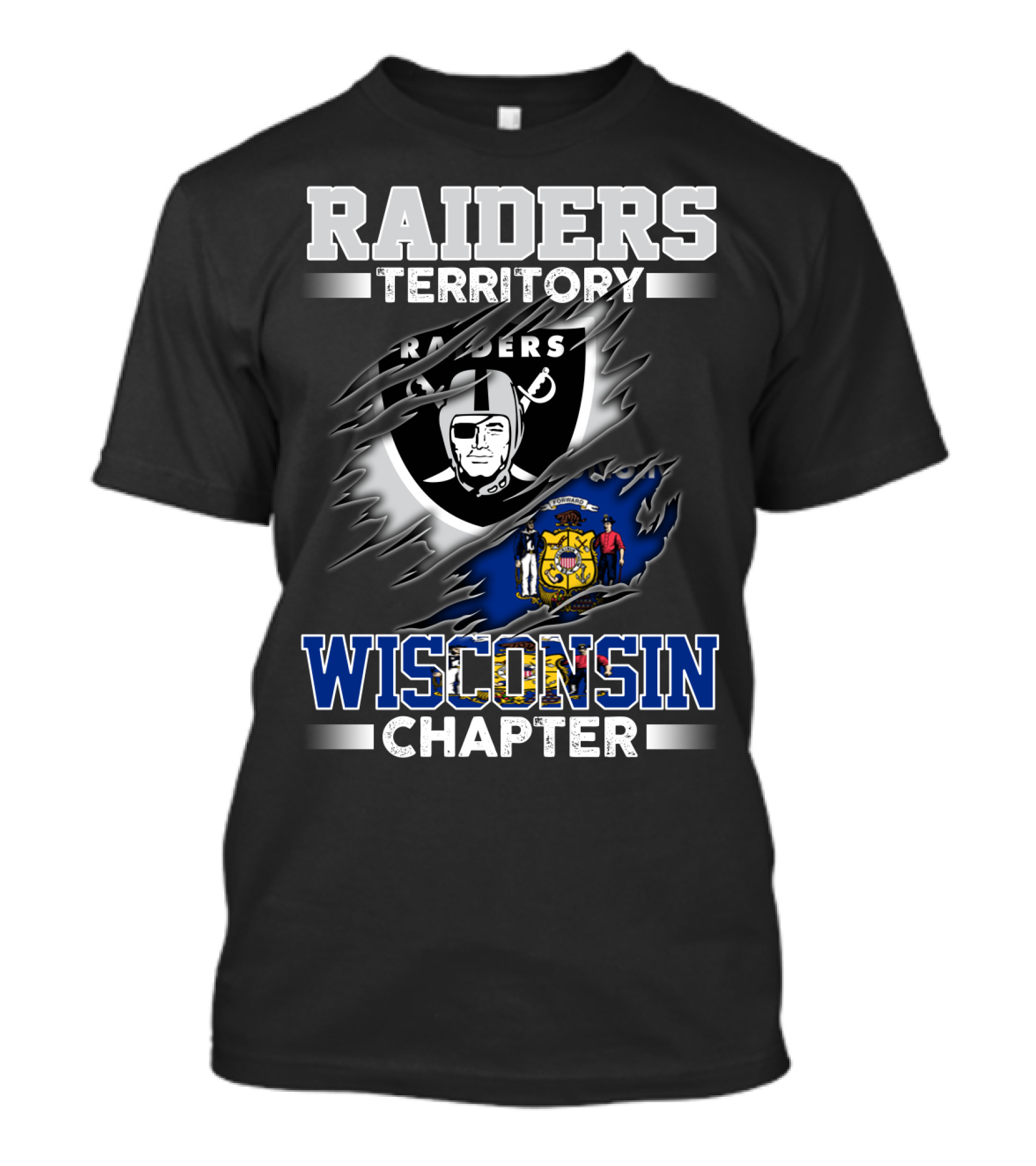 Raiders Territory Wisconsin Chapter T-Shirt