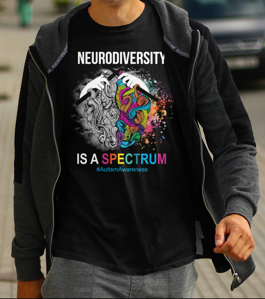 NEURODIVERSITY IS A SPECTRUM #AutismAwareness T-Shirt