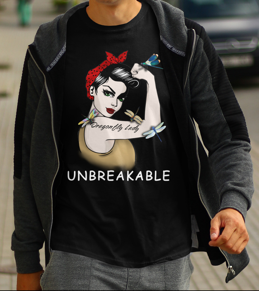Dragonfly Lady Unbreakable T-Shirt