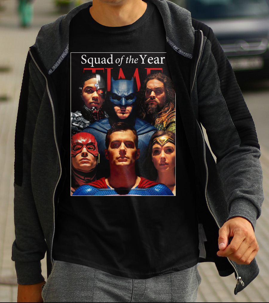 Squad Of The Year TIME Justice League Heroes T-Shirt