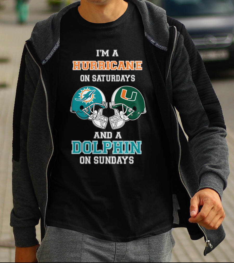 I'm A Hurricane On Saturdays And A Dolphin On Sundays T-Shirt