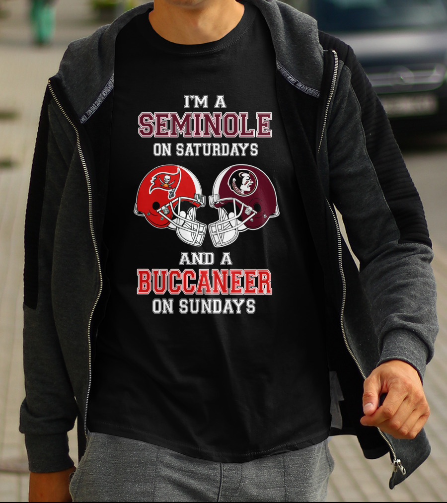 I'm A Seminole On Saturdays And A Buccaneer On Sundays T-Shirt