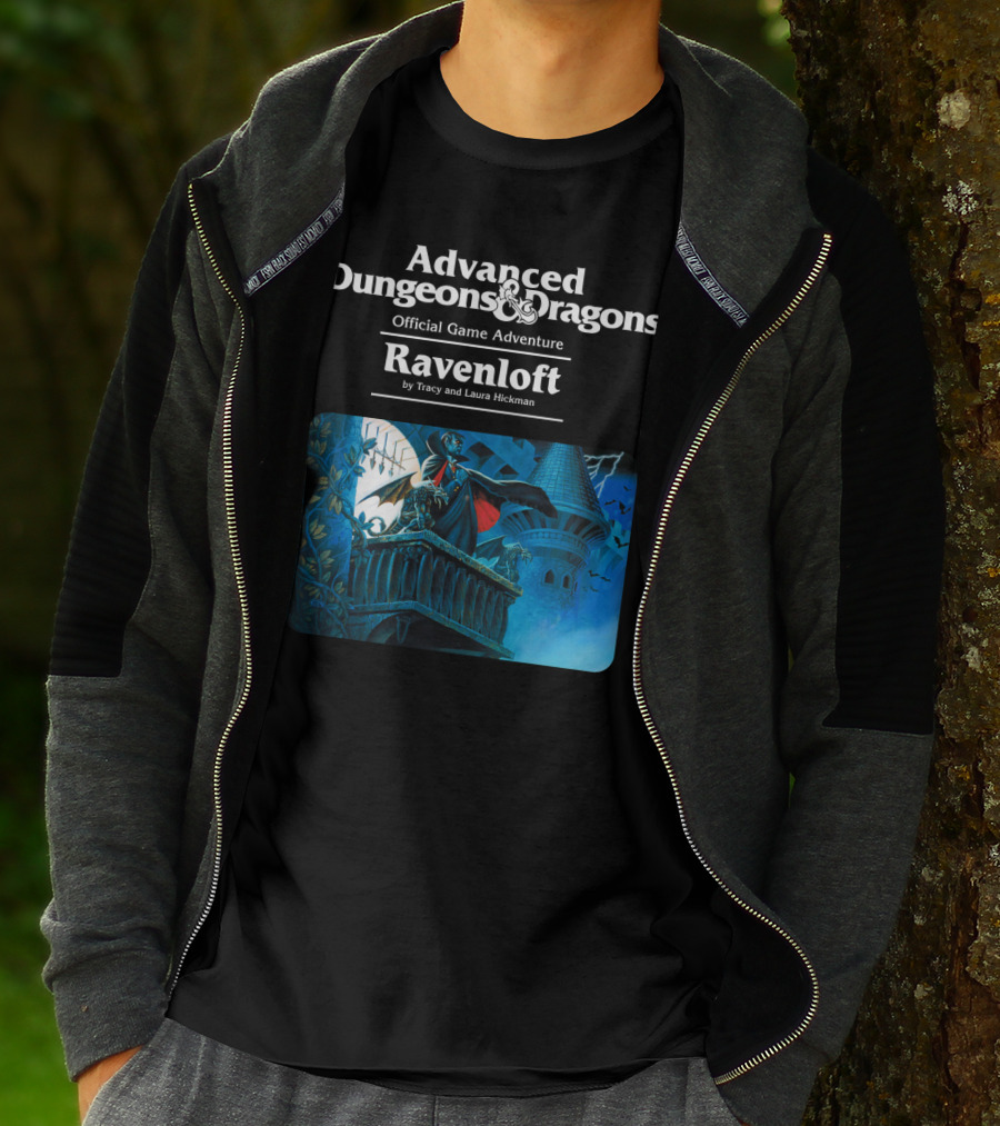 Advanced Dungeons And Dragons Official Game Adventure Ravenloft By Tracy And Laura Hickman T-Shirt