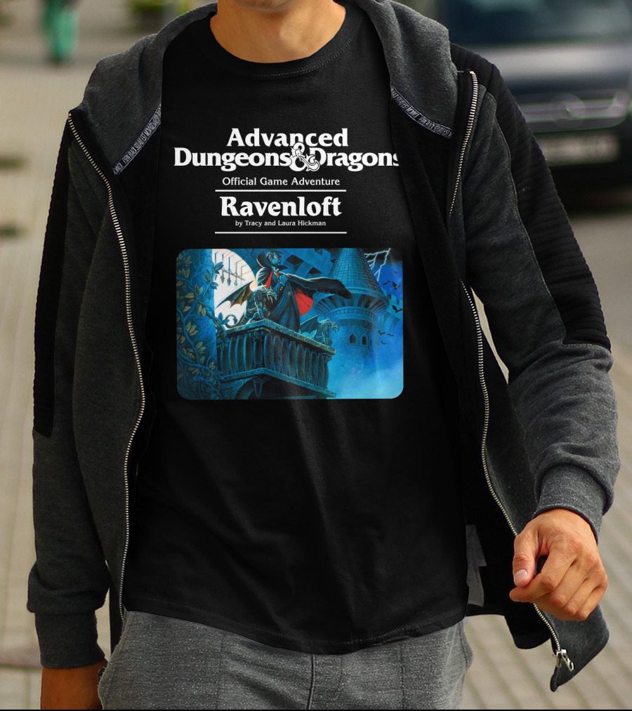 Advanced Dungeons And Dragons Official Game Adventure Ravenloft By Tracy And Laura Hickman T-Shirt