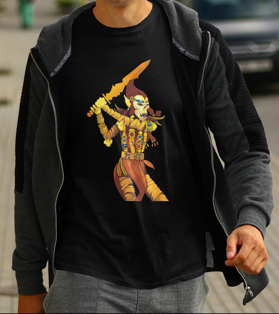 Fiend Folio Sword-Wielding Creature Fantasy T-Shirt