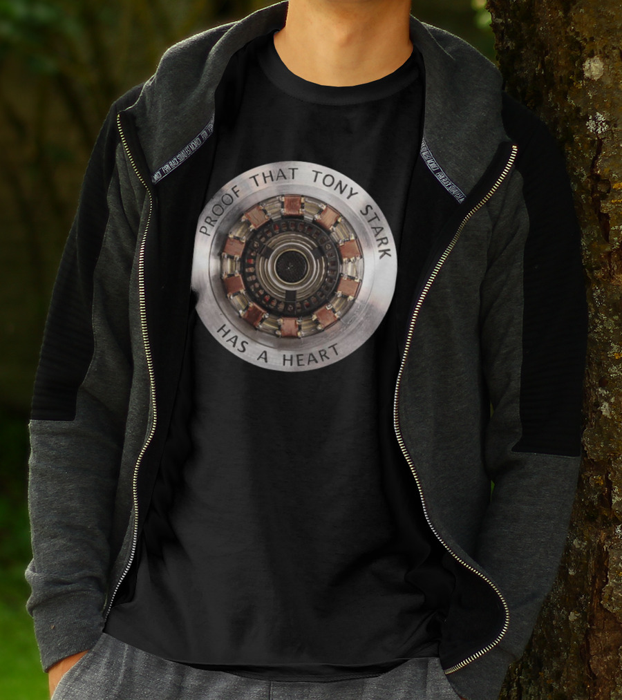 Proof That Tony Stark Has A Heart Arc Reactor T-Shirt