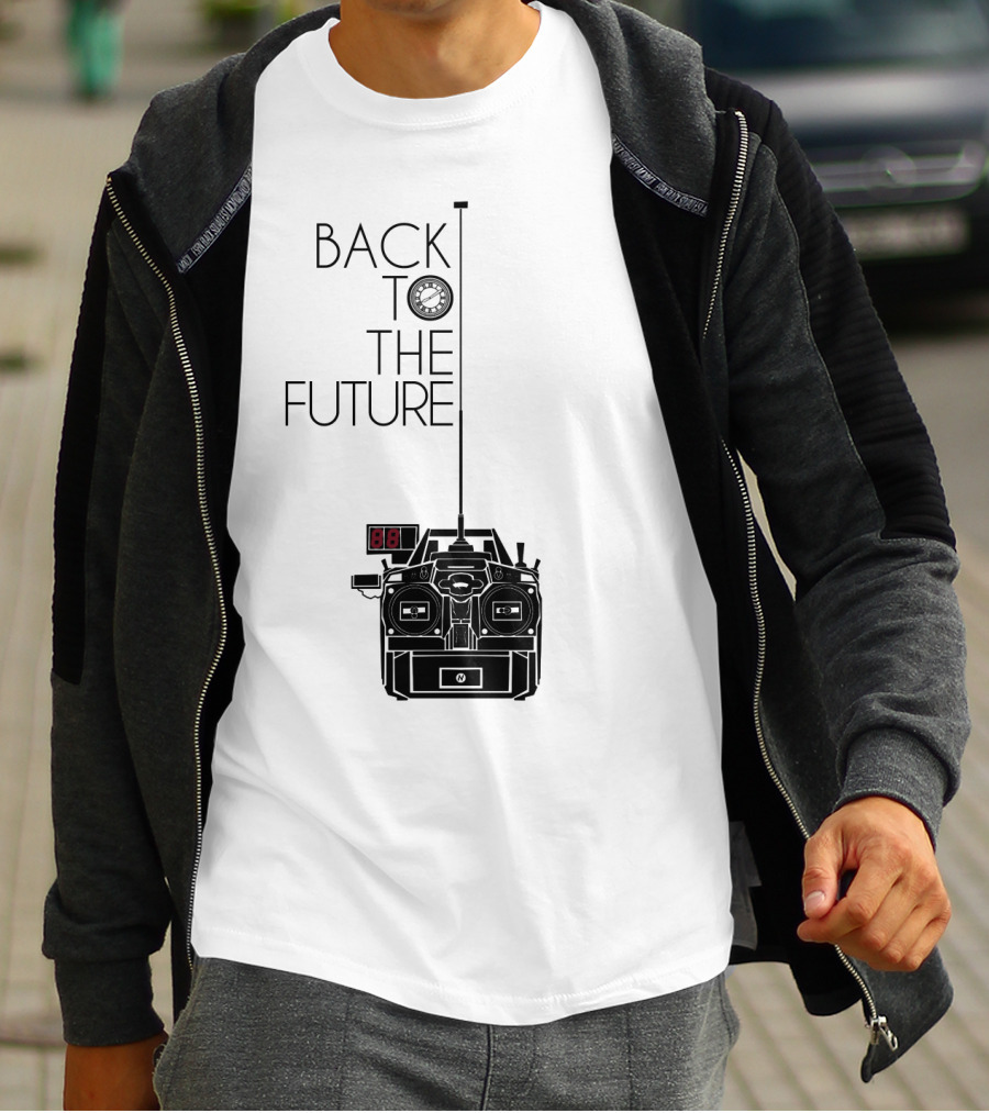BACK TO THE FUTURE DELOREAN VECTOR T-Shirt