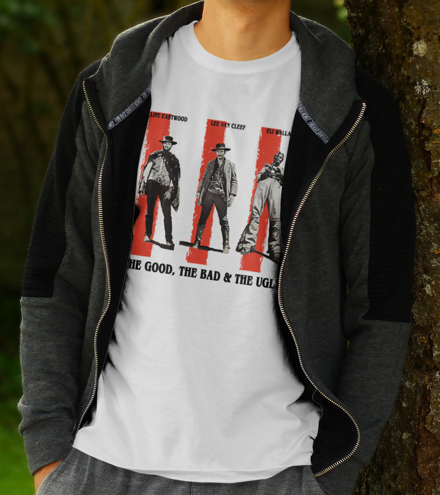 Clint Eastwood Lee Van Cleef Eli Wallach The Good The Bad And The Ugly T-Shirt