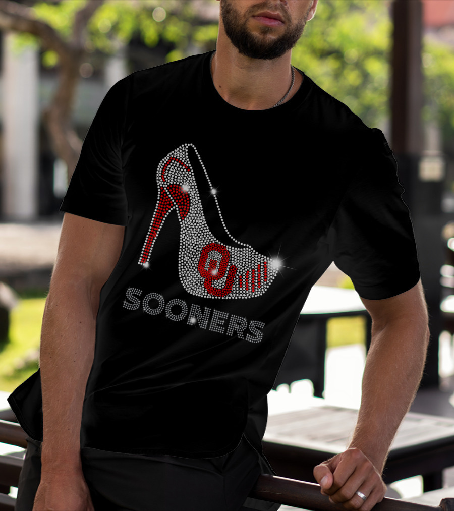 Oklahoma Sooners OU High Heel Sparkle T-Shirt