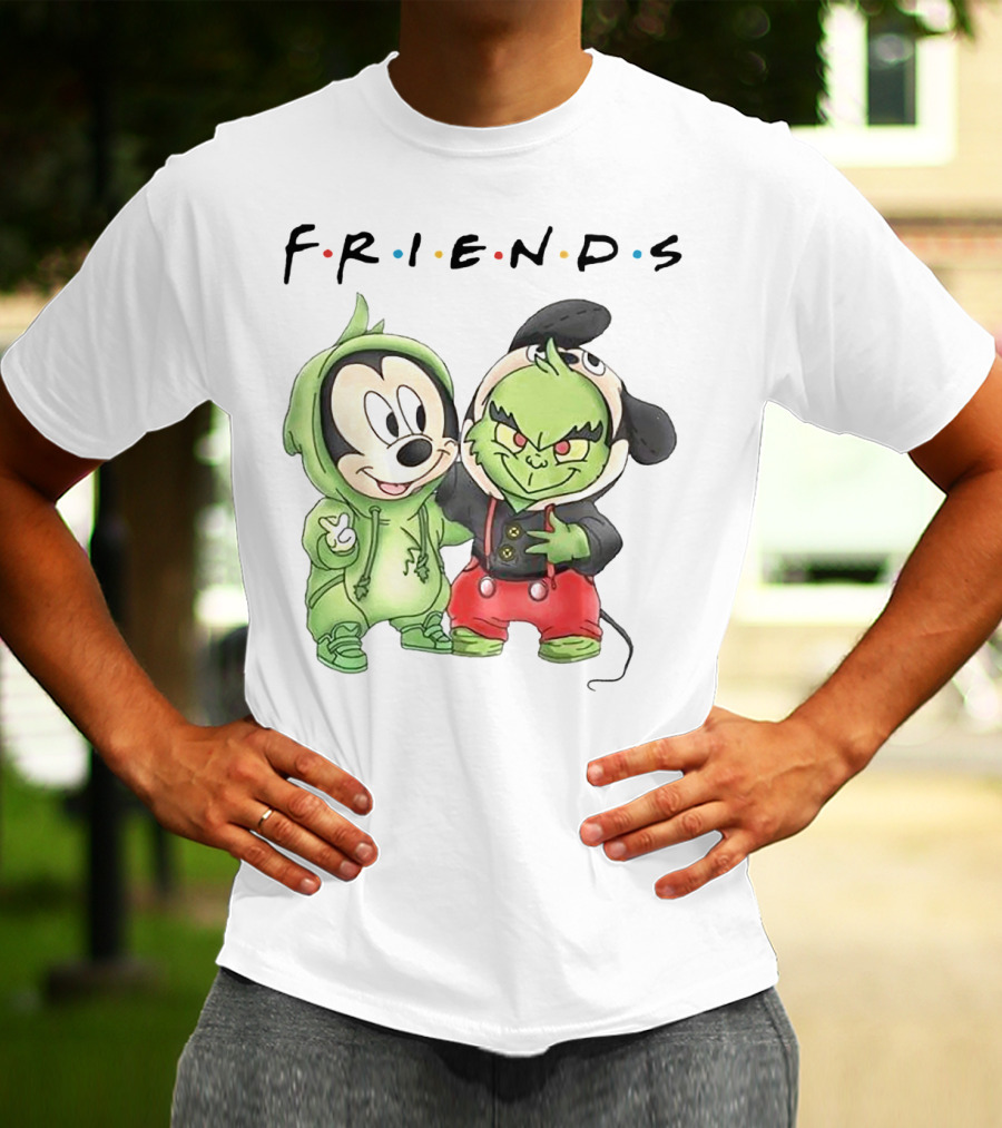 Friends Grinch Mickey Mashup T-Shirt