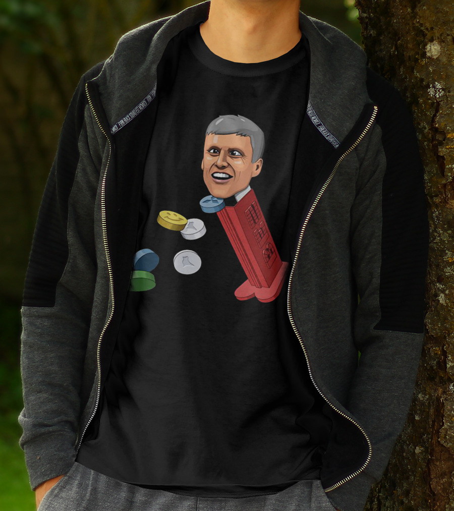 Jim’ll Paint It Dispenser With Flying Colorful Tablets T-Shirt