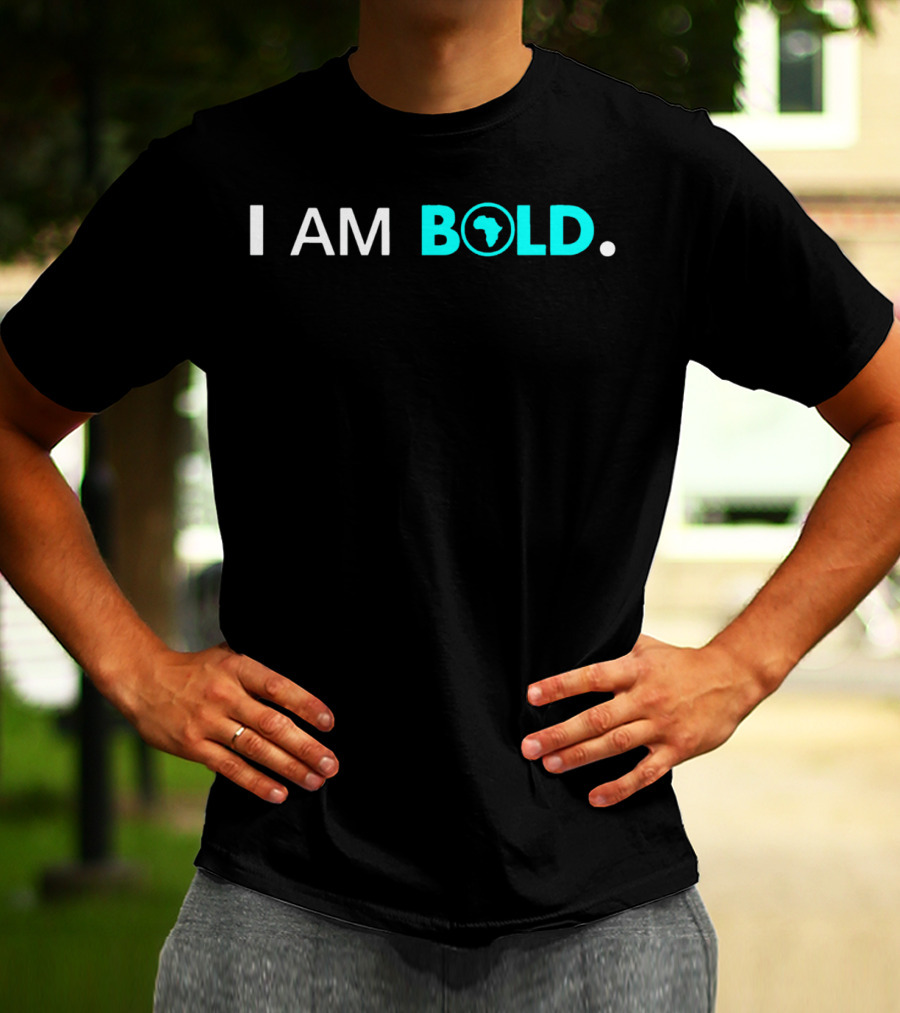 I Am Bold Africa Map T-Shirt