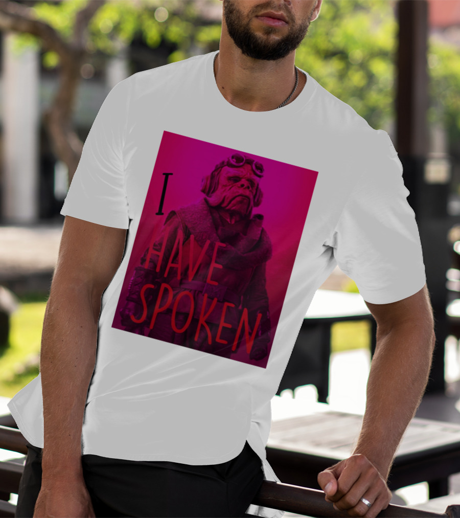The Mandalorian Kuiil Portrait I Have Spoken T-Shirt