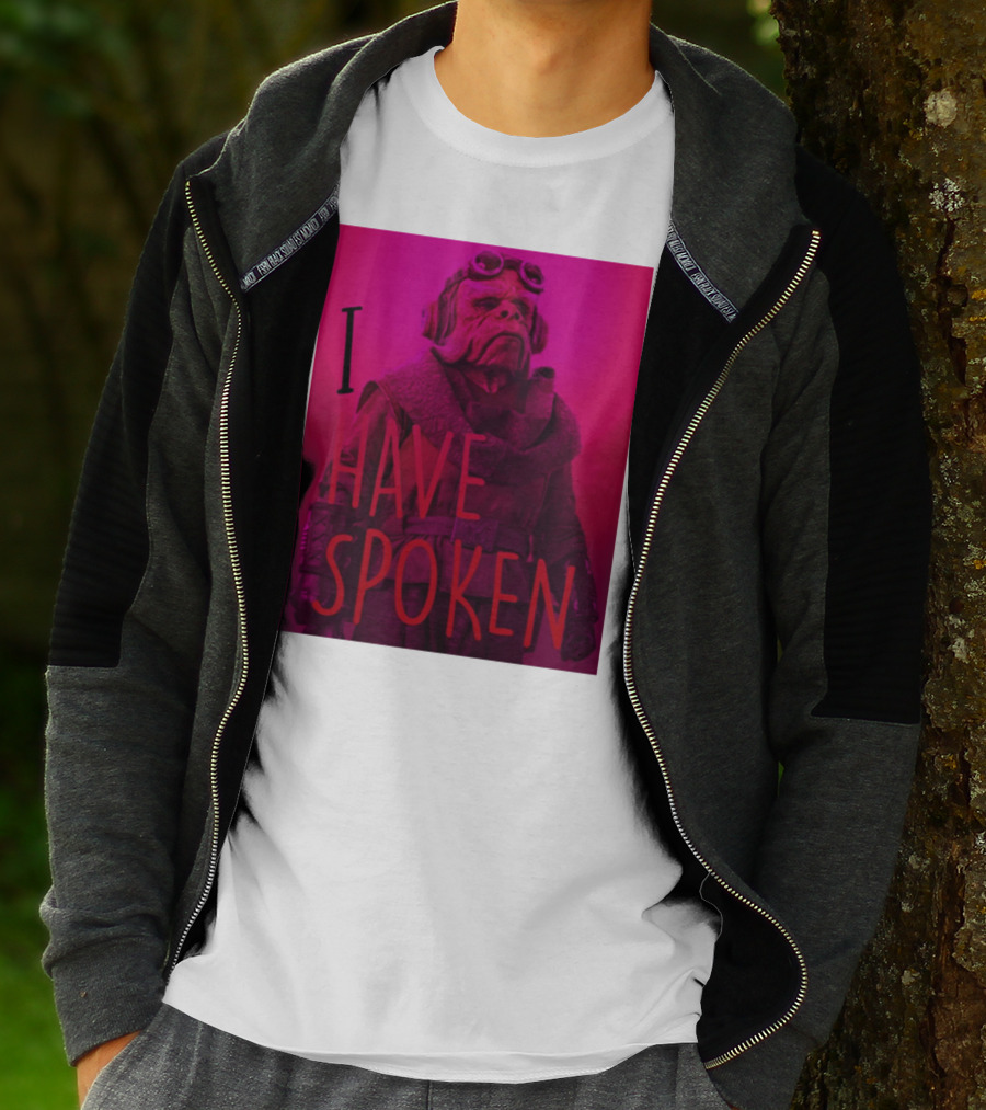 The Mandalorian Kuiil Portrait I Have Spoken T-Shirt