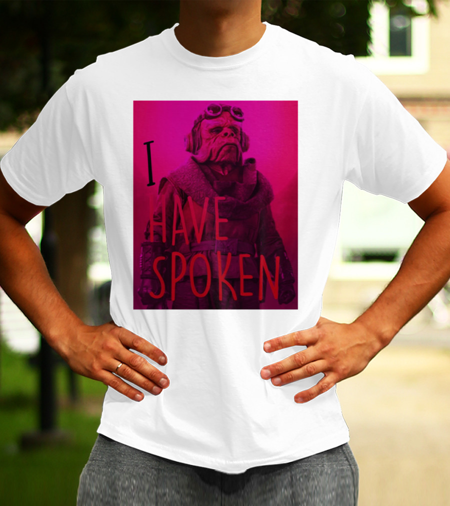 The Mandalorian Kuiil Portrait I Have Spoken T-Shirt