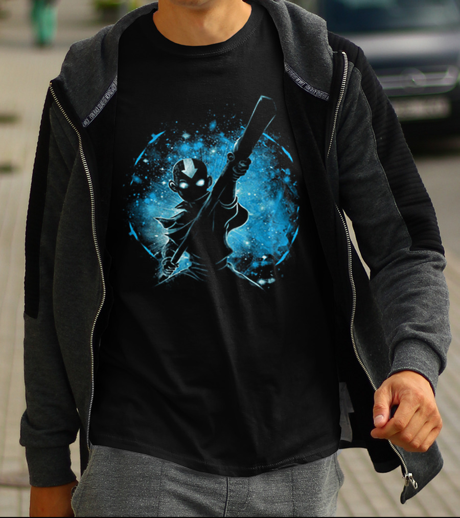 Aang Avatar Space Galaxy Adventure T-Shirt