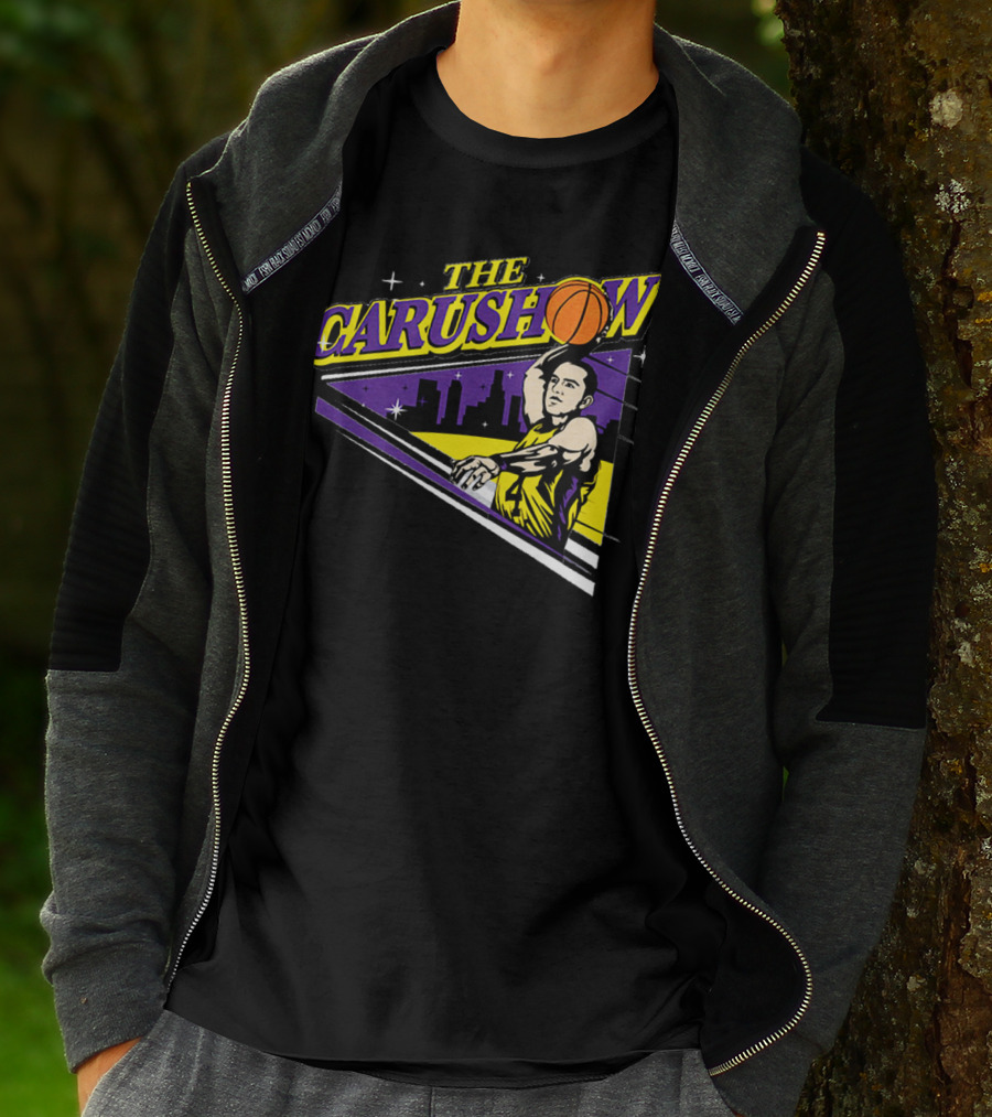 Alex Caruso The Carushow Basketball Los Angeles Skyline T-Shirt