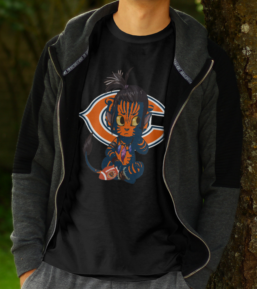 Chicago Bears Na'vi Character Football Avatar Bears T-Shirt