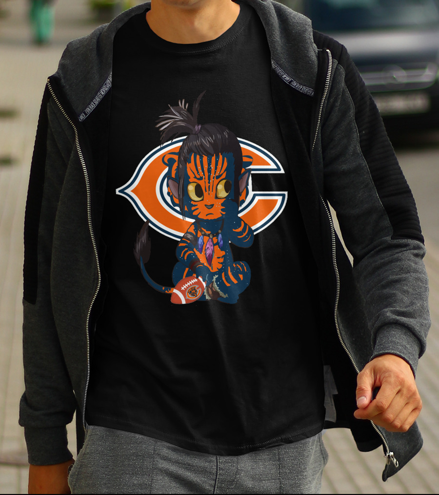 Chicago Bears Na'vi Character Football Avatar Bears T-Shirt