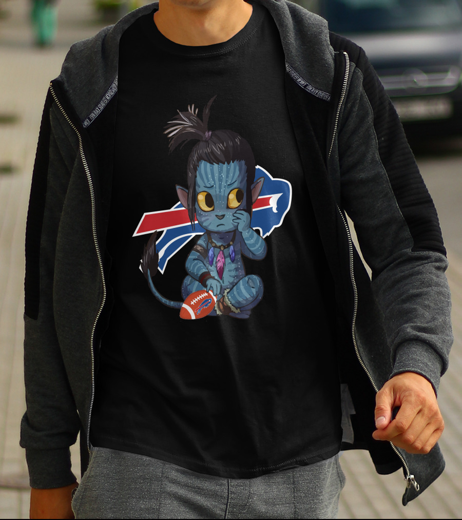 Avatar Bills Na'vi Football Buffalo Team Character Crossover T-Shirt