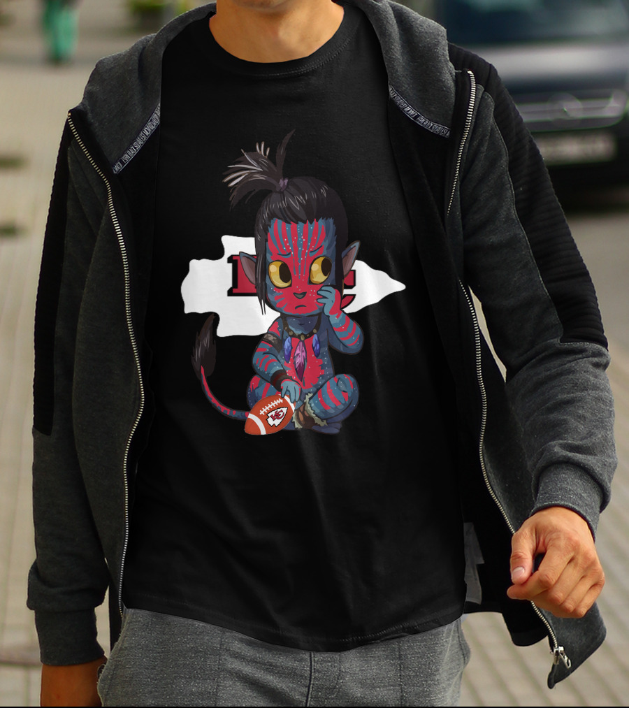AVATAR CHIEFS Kansas City Football Logo Hybrid T-Shirt