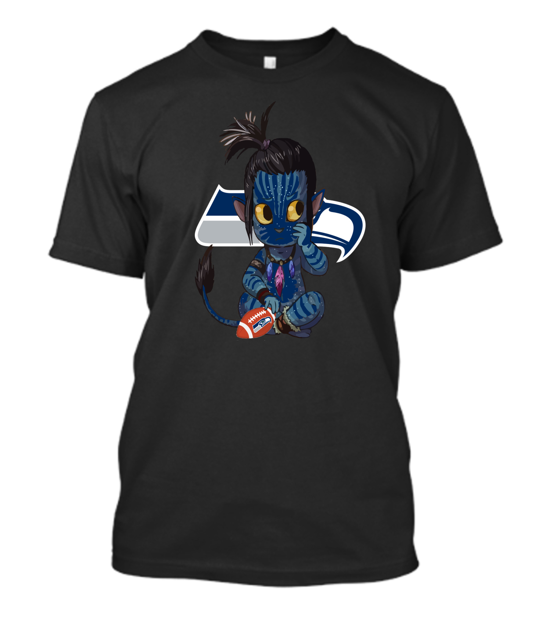 Avatar Seahawks Football Crossover T-Shirt
