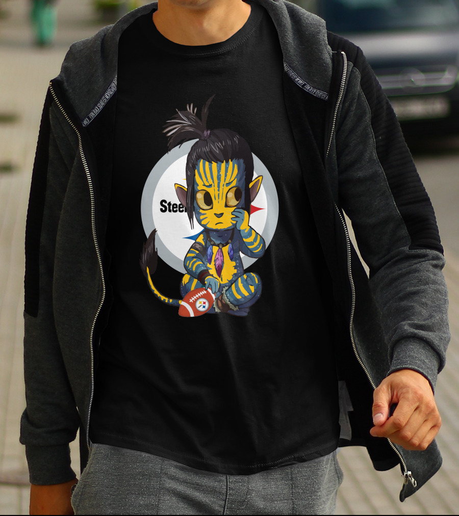 Avatar Steelers Football Crossover Character T-Shirt