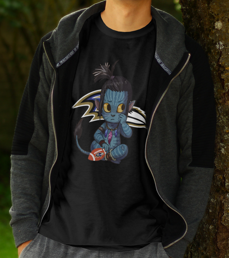 Avatar Ravens Football Character T-Shirt