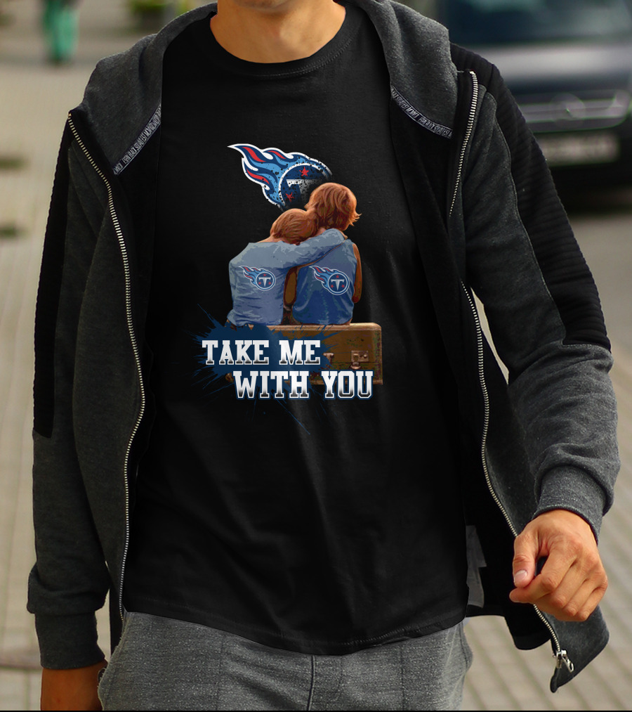 Titans Take Me With You Back-To-Back Embrace T-Shirt