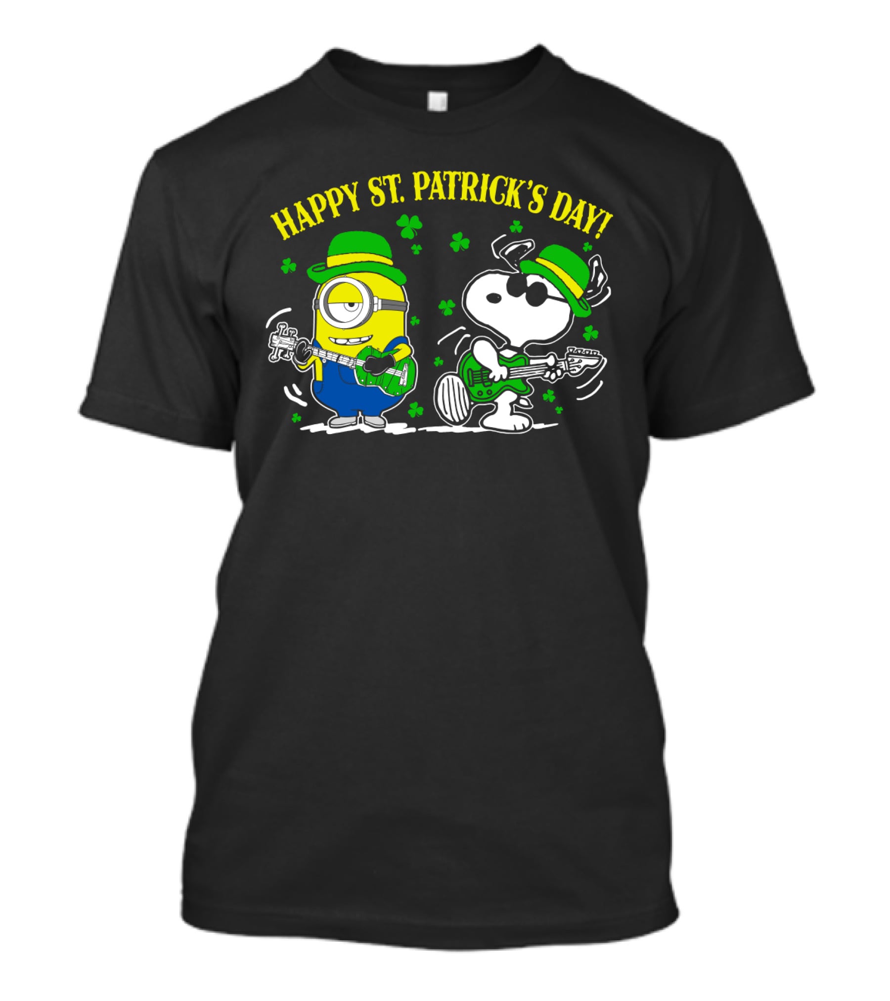 Happy St. Patrick's Day Snoopy Minion Party T-Shirt
