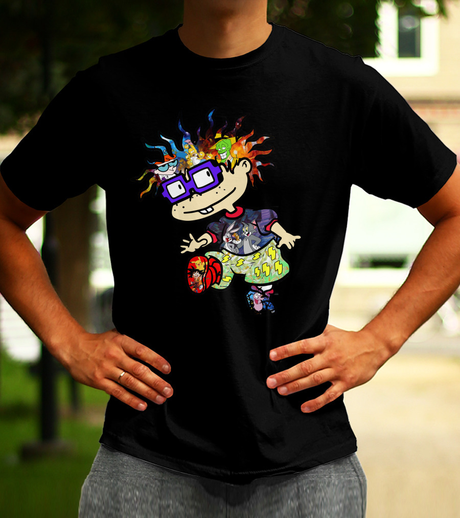 Rugrats Chuckie Galaxy Characters Fusion T-Shirt