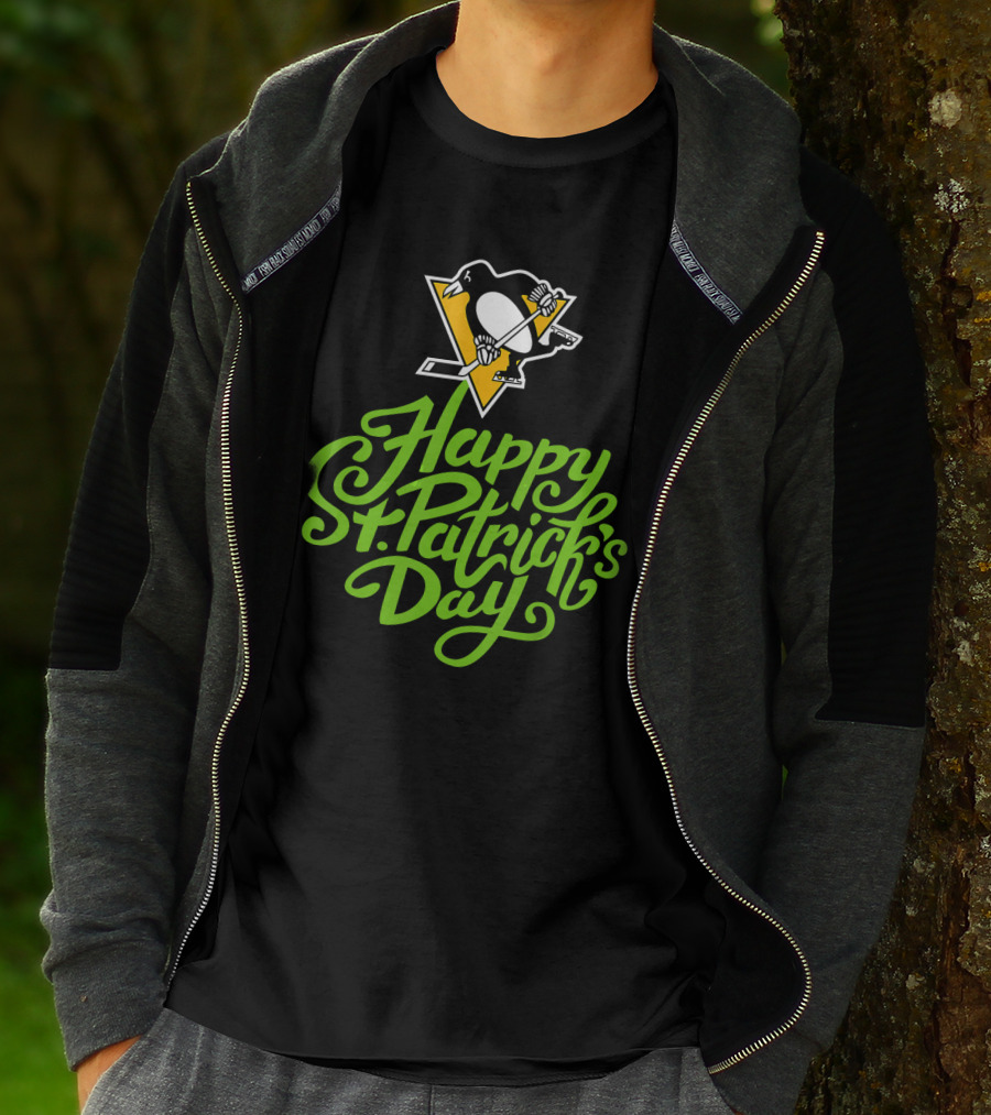 Happy St. Patrick's Day Pittsburgh Penguins T-Shirt