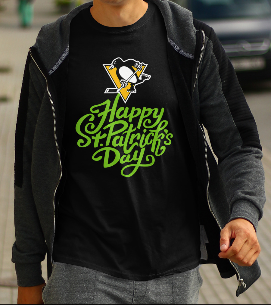 Happy St. Patrick's Day Pittsburgh Penguins T-Shirt