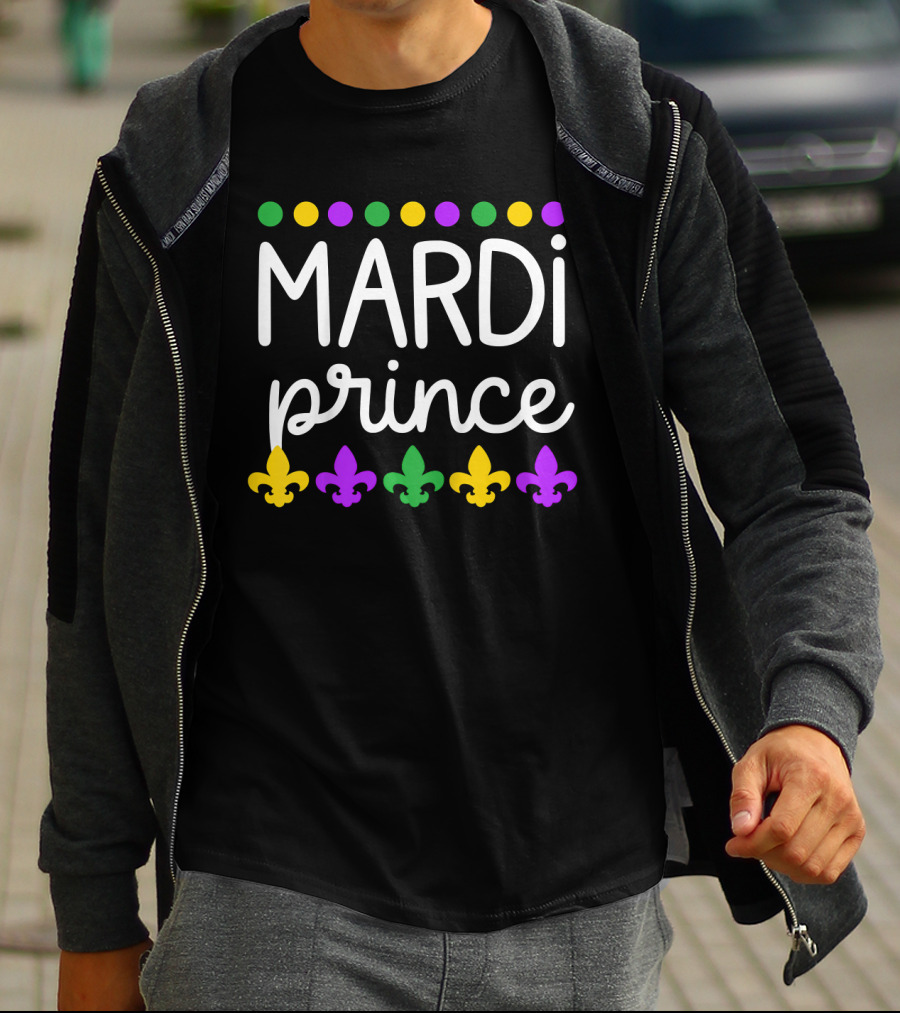 Mardi Prince Kids Family Matching Set Gag For Baby Fleur-de-Lis T-Shirt