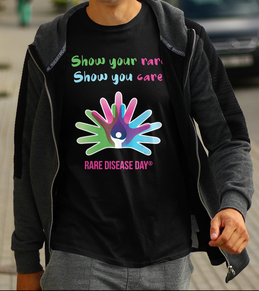 Show Your Rare Show You Care Rare Disease Day Awareness T-Shirt