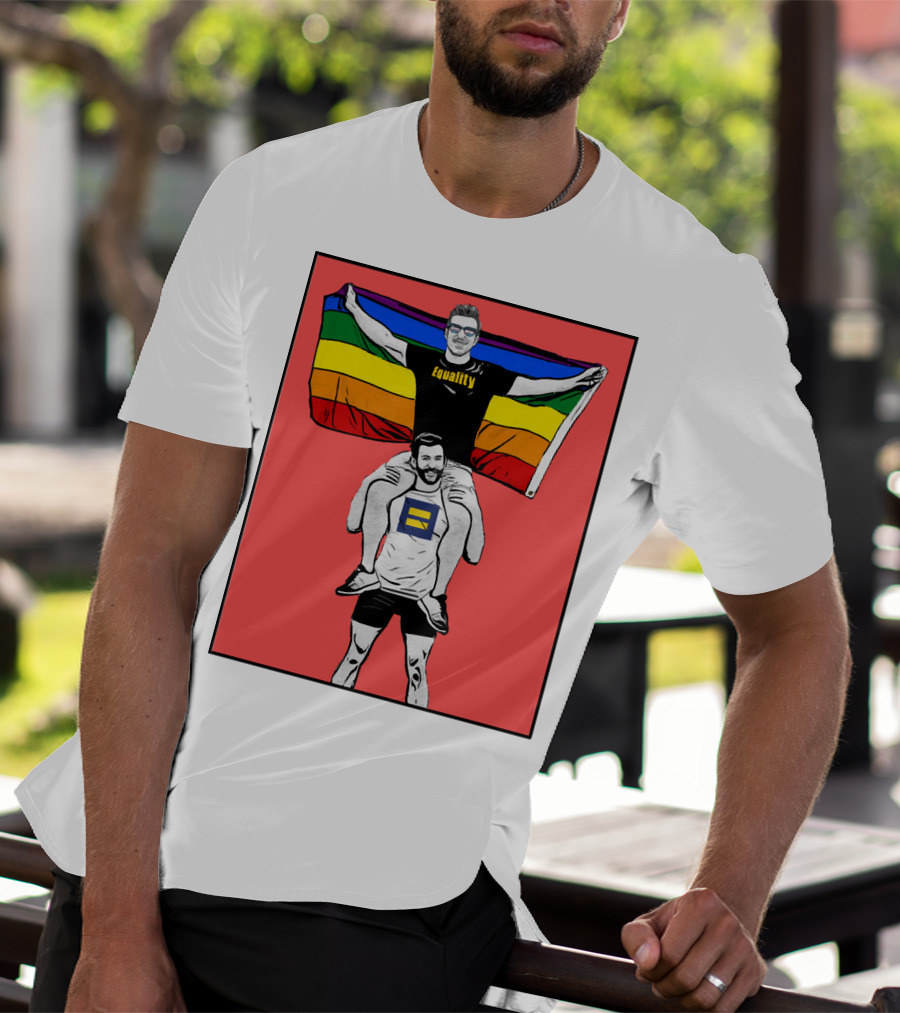 Equality Pride Flag Human Rights Campaign T-Shirt