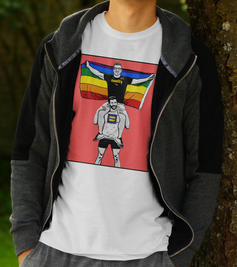 Equality Pride Flag Human Rights Campaign T-Shirt
